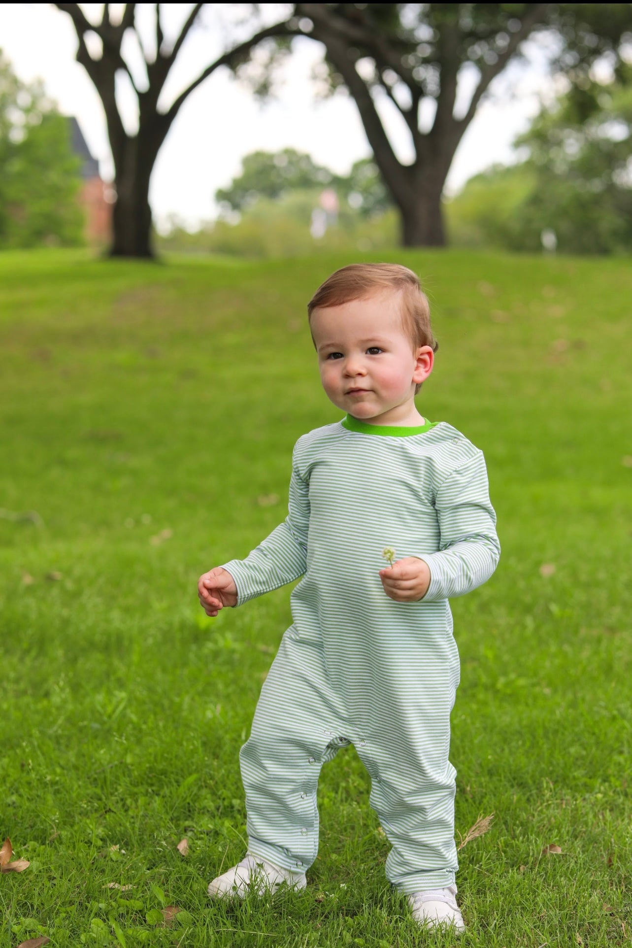 Boys long sleeve romper