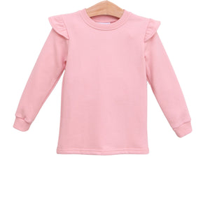 French Terry pullover flutter sweatshirt