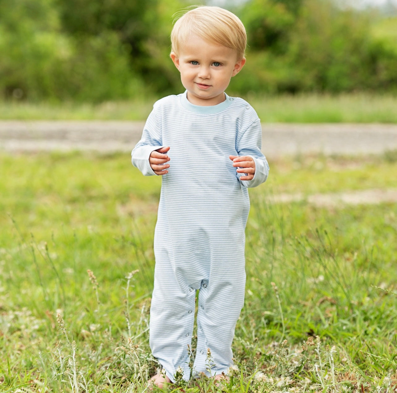 Boys long sleeve romper