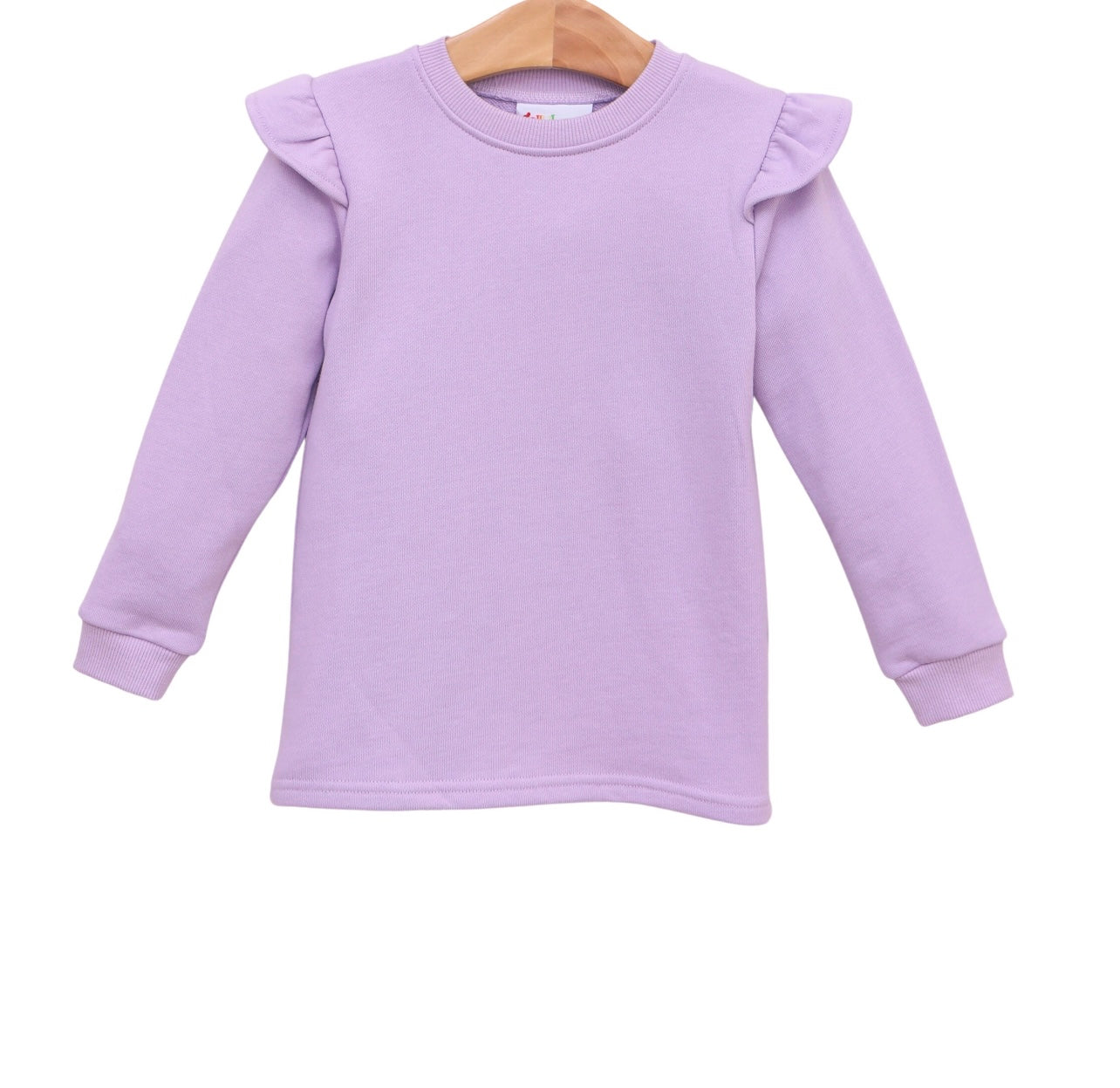 French Terry pullover flutter sweatshirt