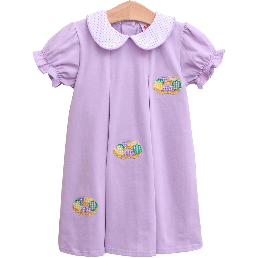 King Cake Pleat Dress