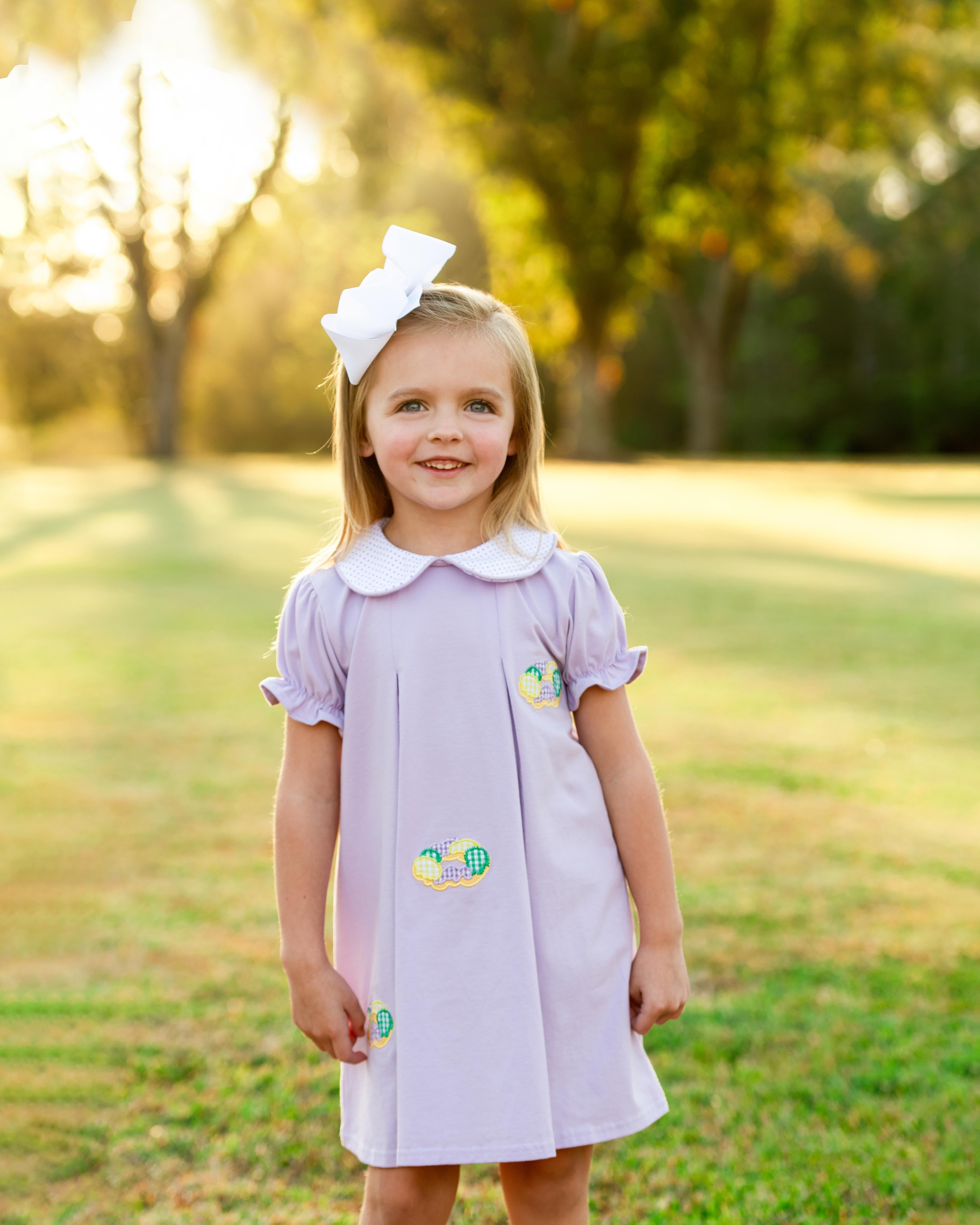 King Cake Pleat Dress