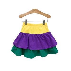 Colorblock skort