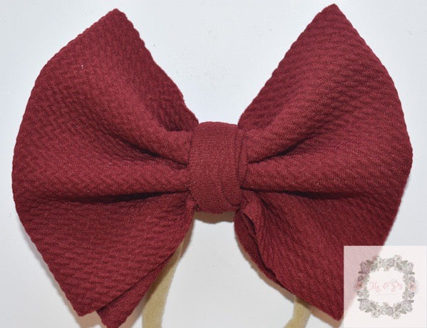 Fall red 5” bow