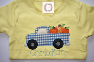 Fall pumpkin truck