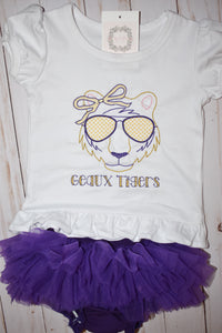 Girls Tiger bubble/top