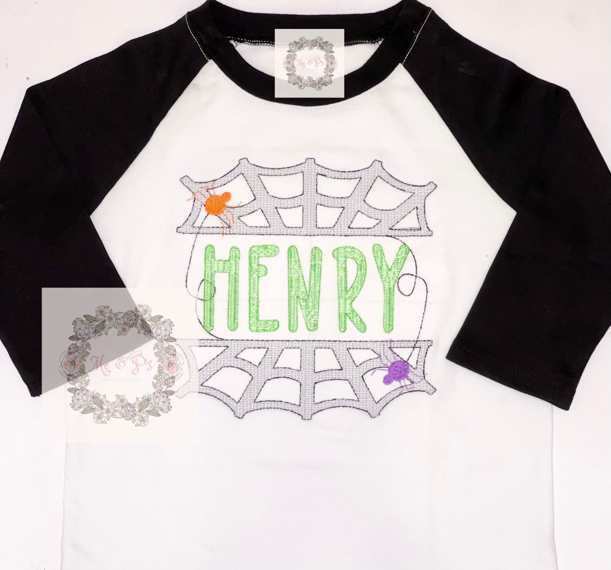 Spider web baseball t